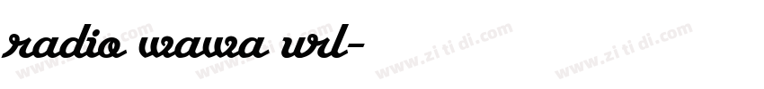 radio wawa url字体转换